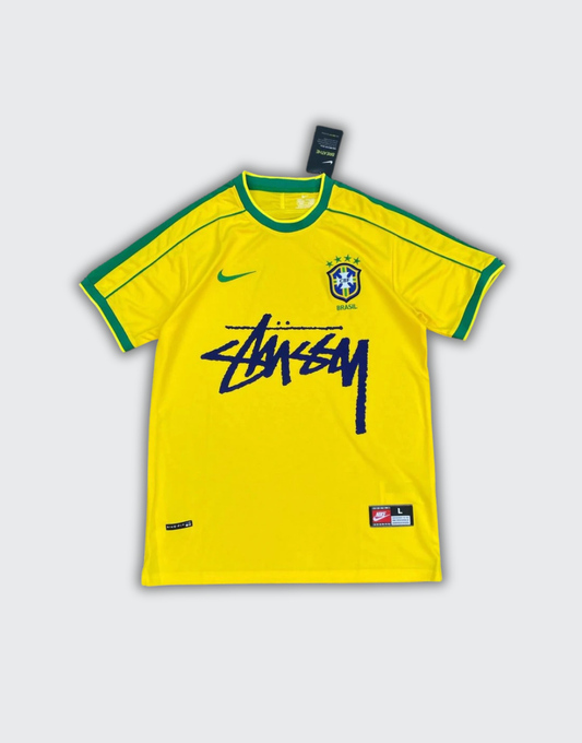 BRAZIL X HOME JERSEY - YELLOW 98'