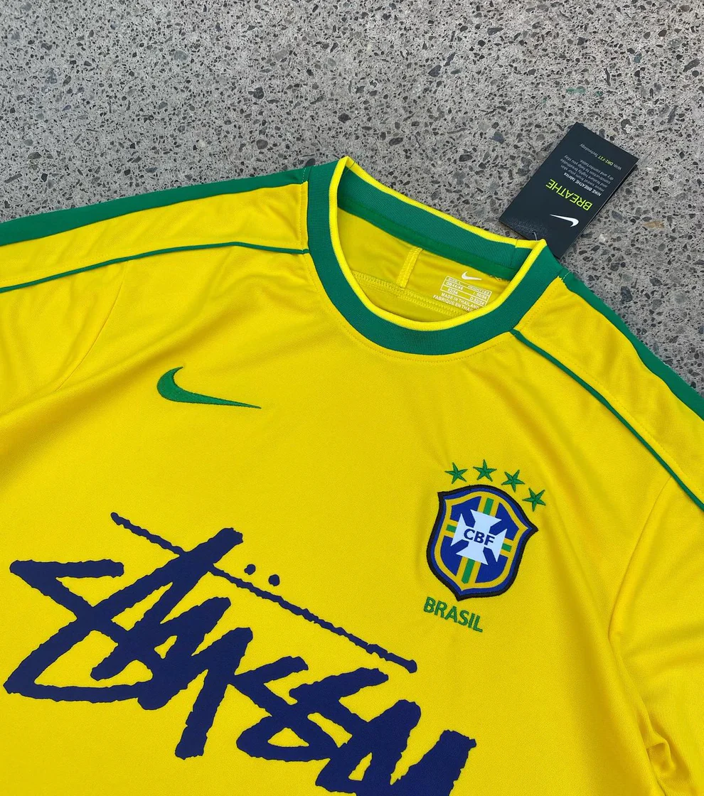BRAZIL X HOME JERSEY - YELLOW 98'