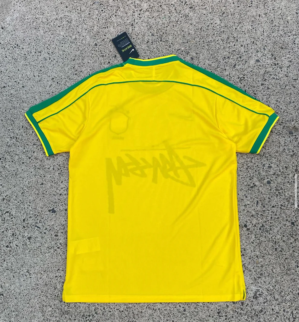 BRAZIL X HOME JERSEY - YELLOW 98'