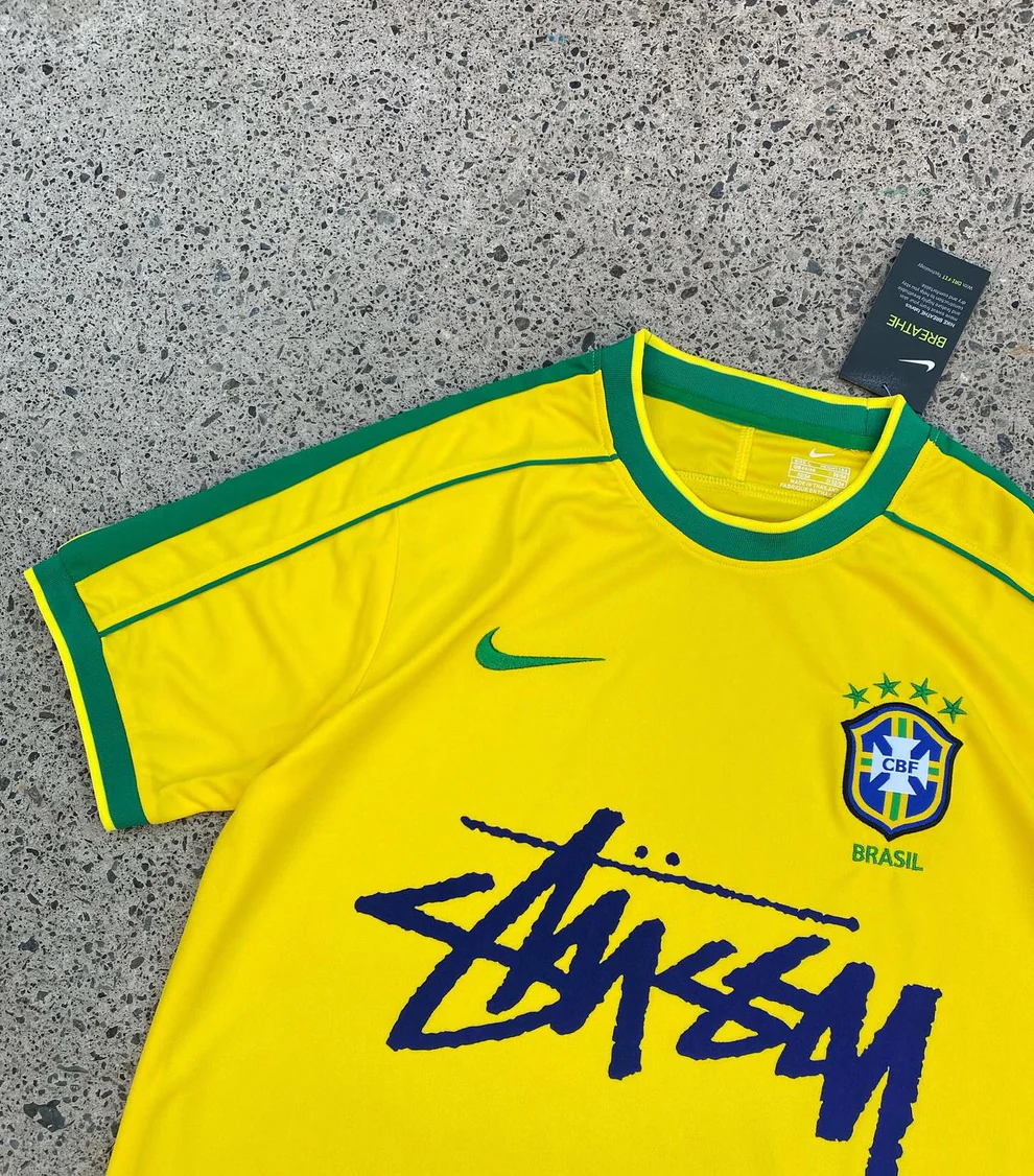 BRAZIL X HOME JERSEY - YELLOW 98'