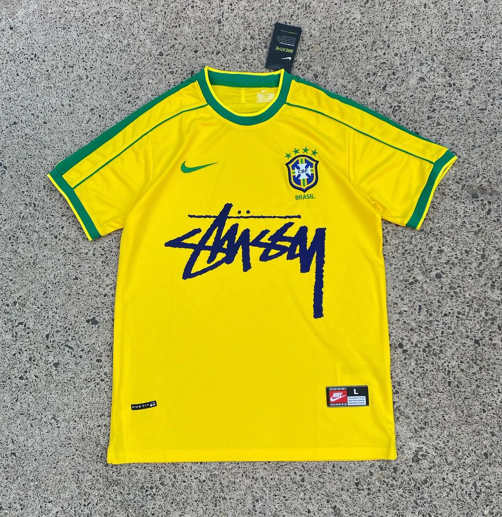 BRAZIL X HOME JERSEY - YELLOW 98'