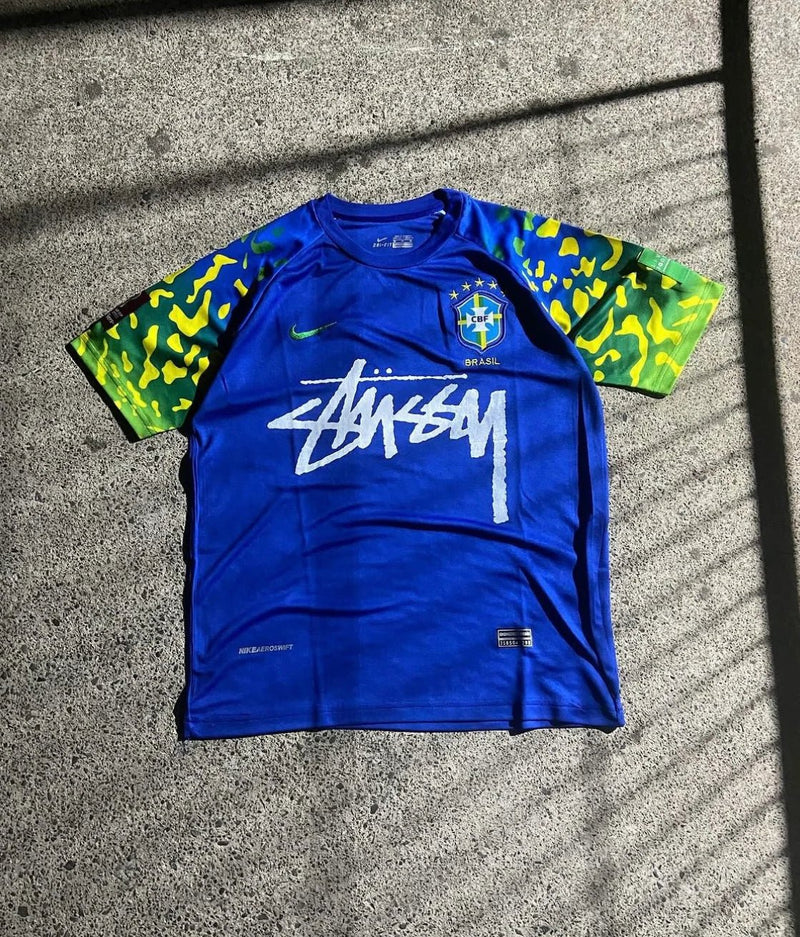BRAZIL X AWAY JERSEY - BLUE 22'