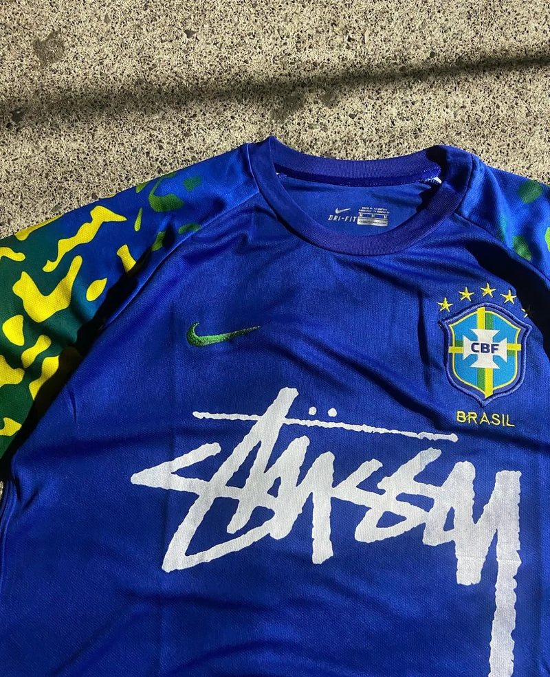 BRAZIL X AWAY JERSEY - BLUE 22'